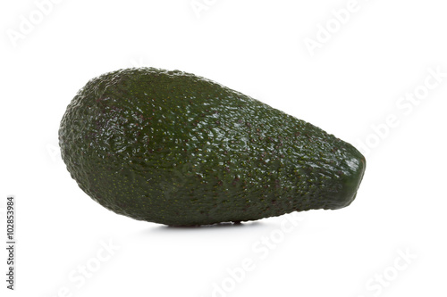 Avocado isolated on a white...