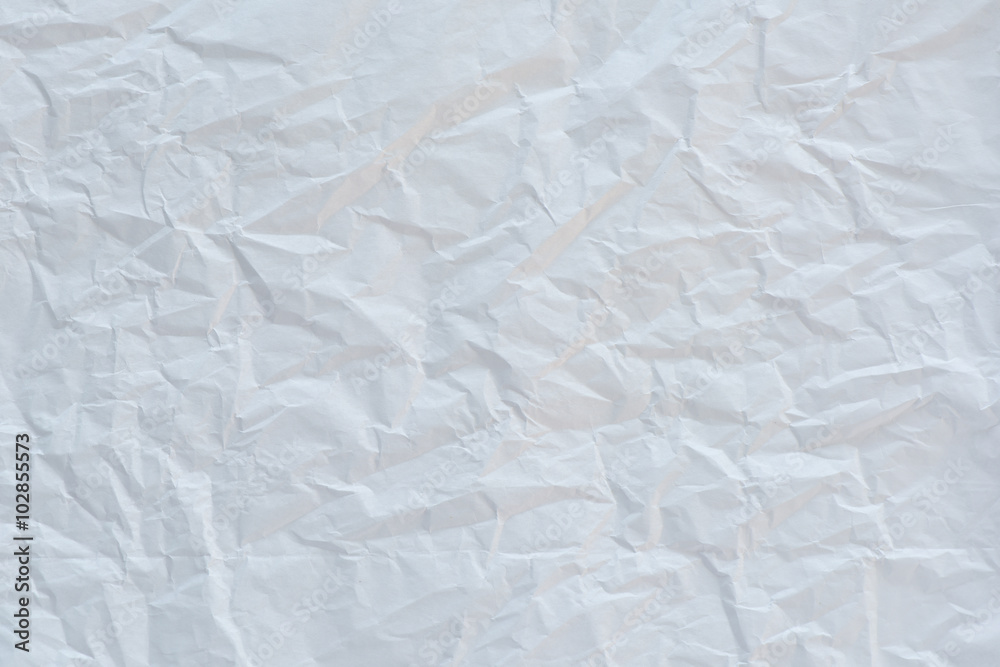 Obraz premium Crumpled white paper background