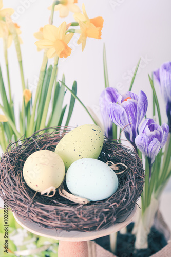 The Easter decorations