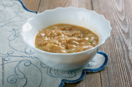 Tart Rhubarb Soup