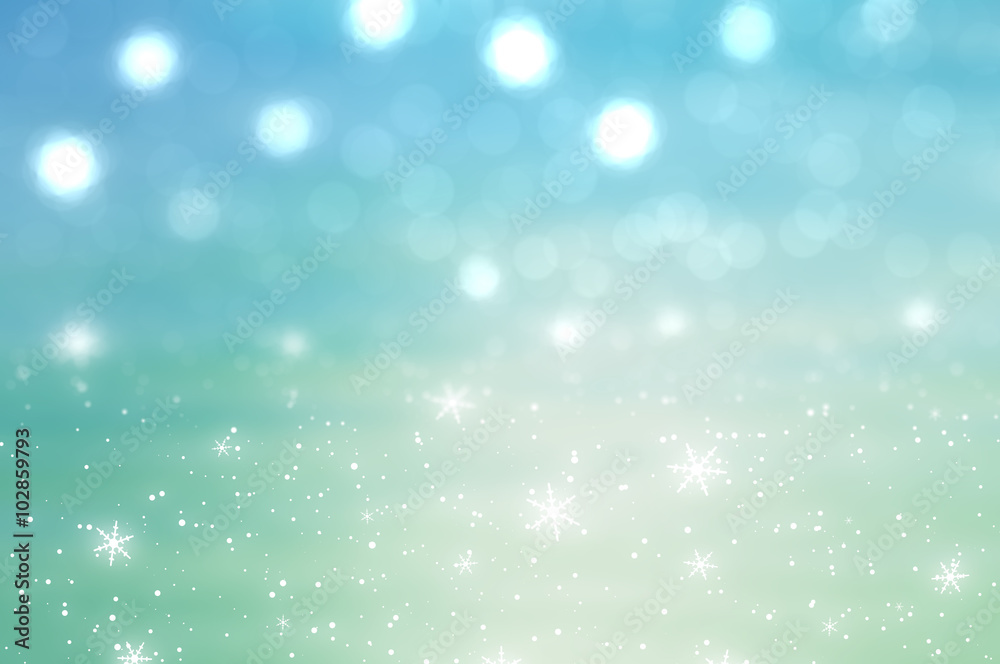 Bokeh light, shimmering blur spot lights on blue abstract Bokeh light, shimmering blur spot lights on blue abstract