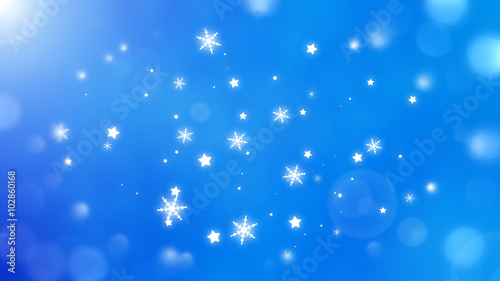 Christmas blue background. the winter background