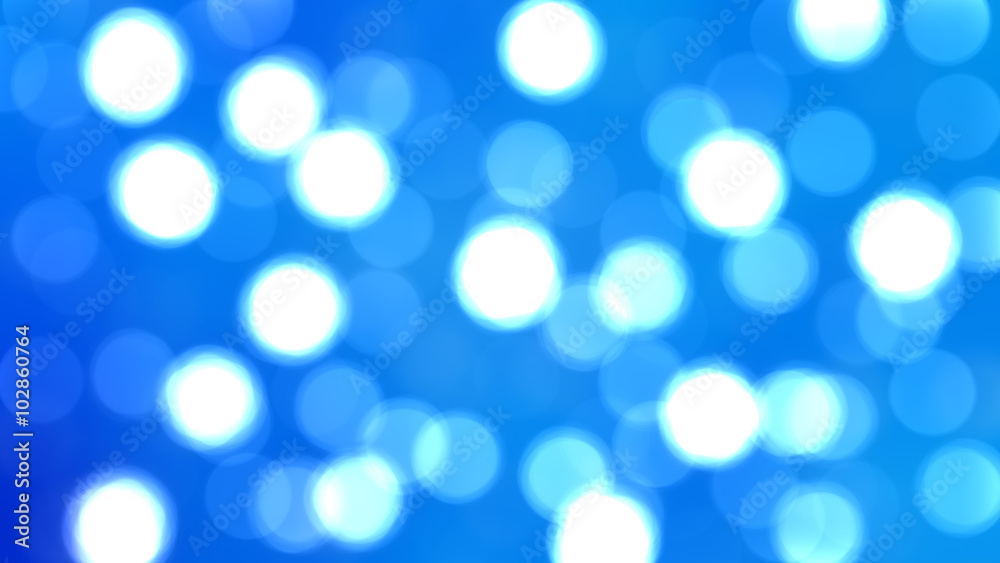 Bokeh light, shimmering blur spot lights on blue abstract Bokeh light, shimmering blur spot lights on blue abstract