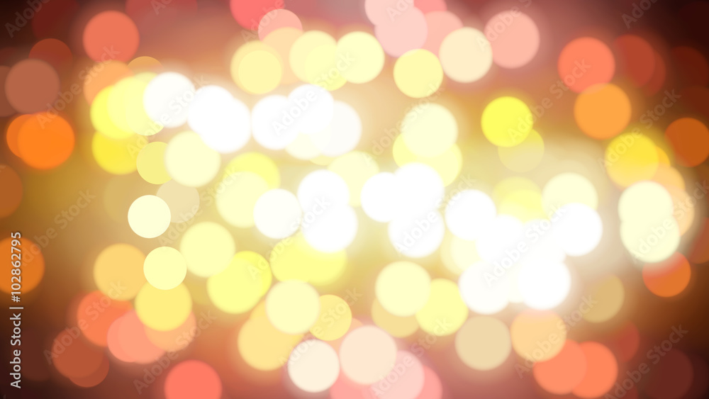 Bokeh light, shimmering blur spot lights on orange abstract back Bokeh light, shimmering blur spot lights on orange abstract back