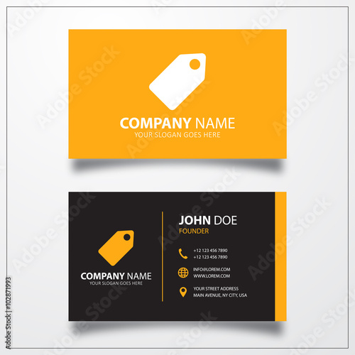 Price tag icon. Business ca...