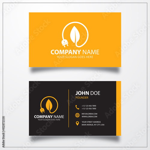 Energy saving icon. Busines...