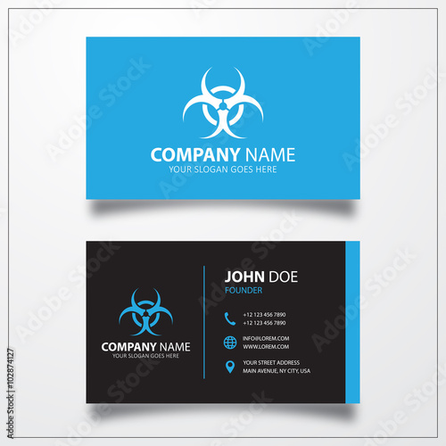 Biohazard virus icon. Busin...