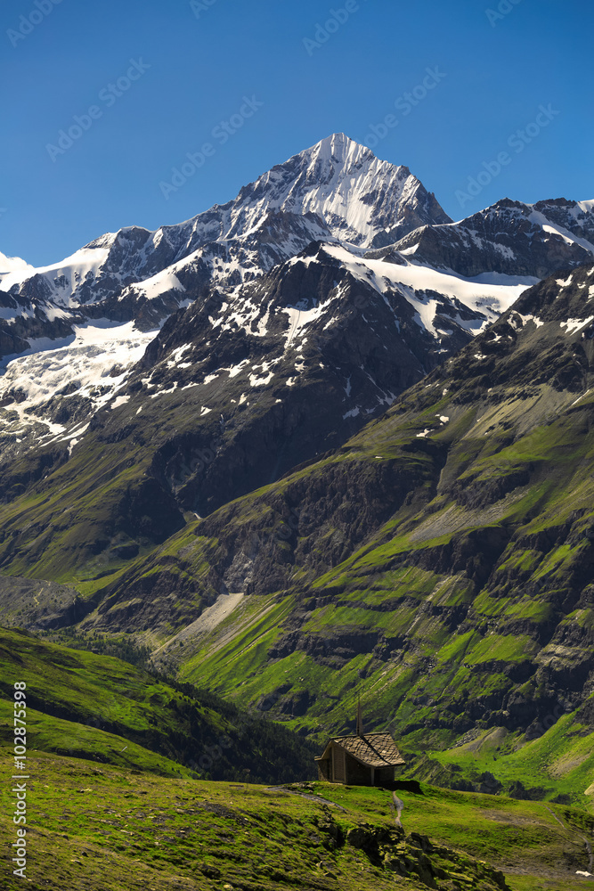 View of Mountain at Zermatt