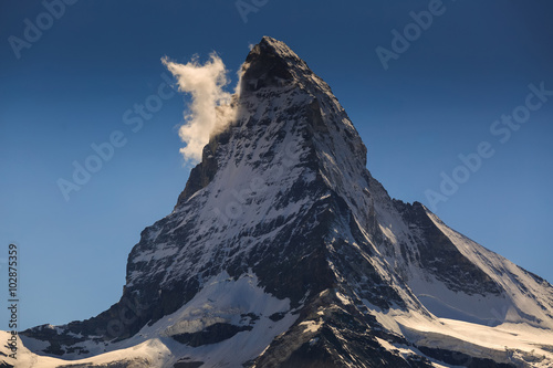 View of Matterhorn Mt. at Zermatt