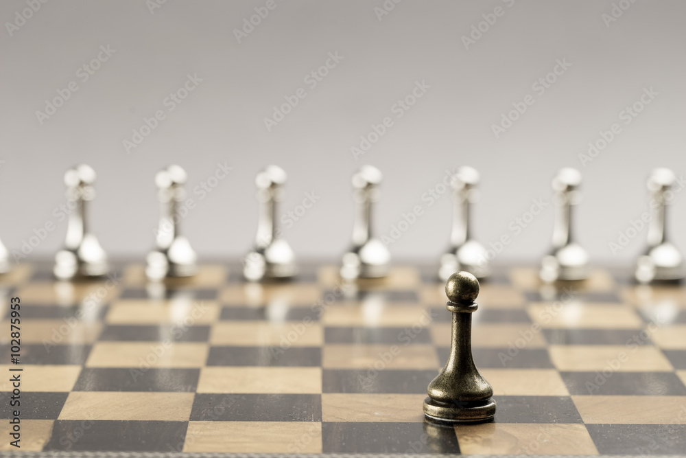 Chess business concept, leader & success Chess business concept, leader & success