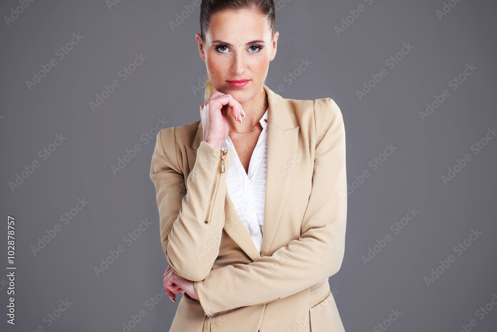 Confident businesswoman Confident businesswoman