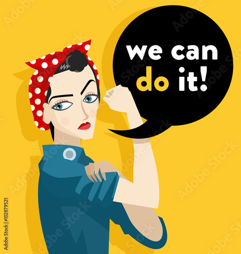 we can do it feminist girl
