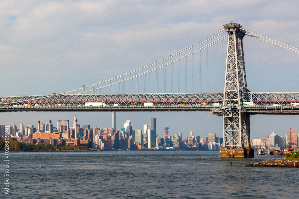 Obraz premium Manhattan Bridge in New York City