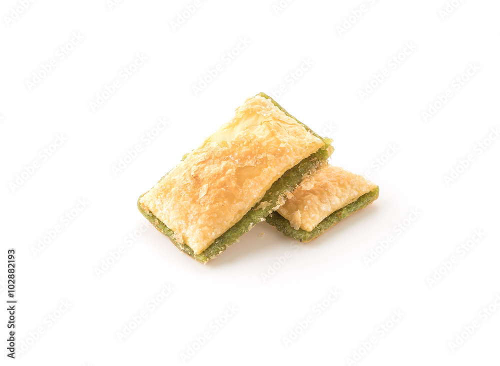 mini pie biscuit with kiwi jam mini pie biscuit with kiwi jam