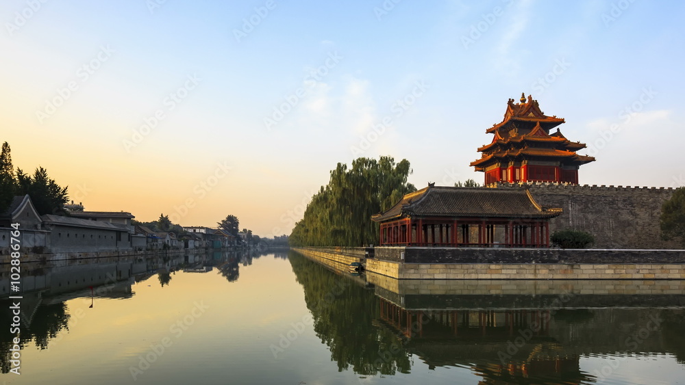 The Palace Museum (Forbidden City), Panning Shot,Time-lapse. The Palace Museum (Forbidden City), Panning Shot,Time-lapse.
