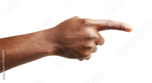 Human hand isolated on white © Africa Studio