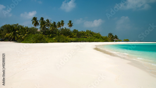 Tropical white sand beach