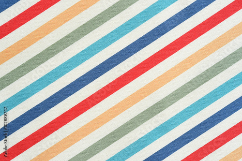 Colorful striped fabric texture.