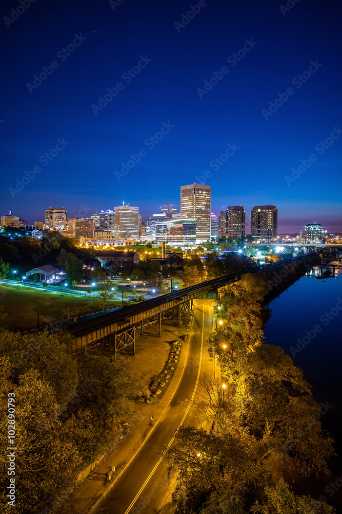 Downtown Richmond, Virginia skyline