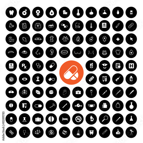 Medical icon set