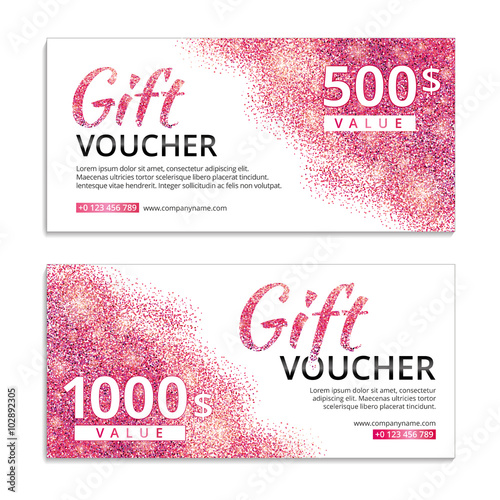 Pink voucher glitter2