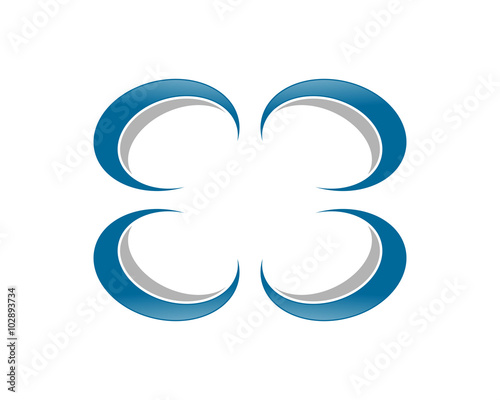 Initial S Drone Abstract Propeller