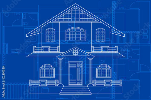 Blueprint of Building