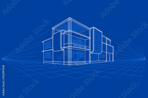 Blueprint of Building