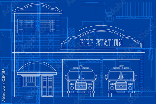 Blueprint of Building