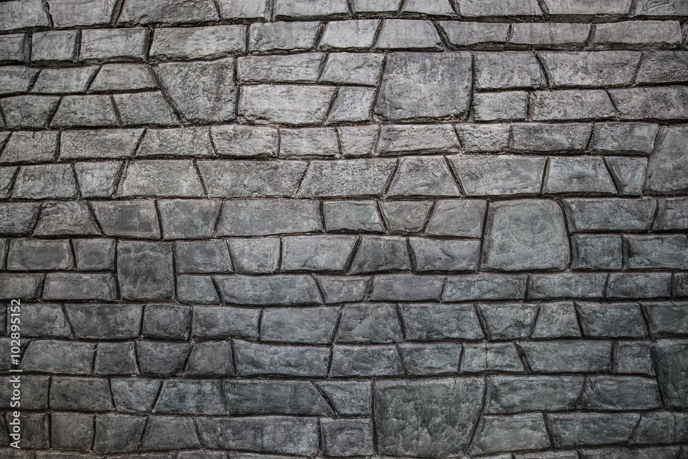 Fototapeta premium Fake grunge stone wall