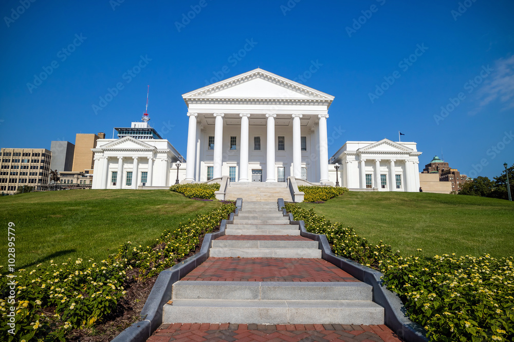 The State Capital building in Richmond Virginia