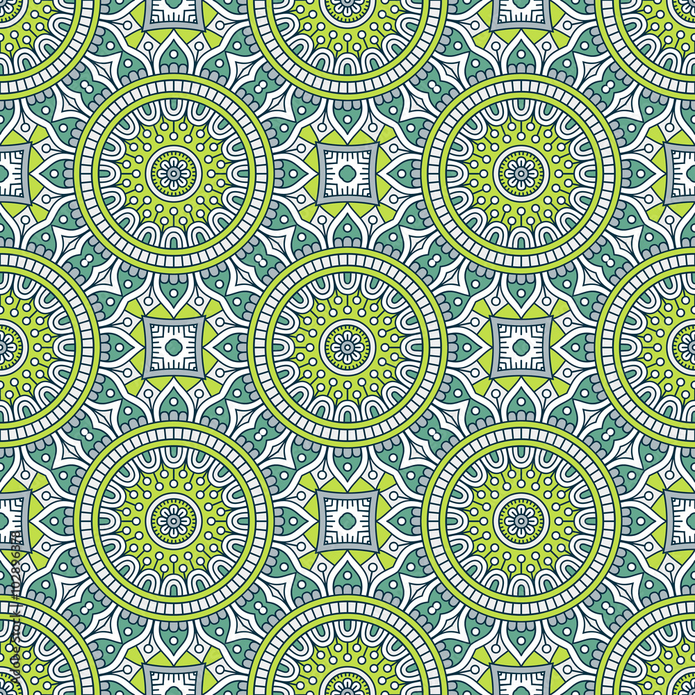 Ethnic floral seamless pattern Ethnic floral seamless pattern