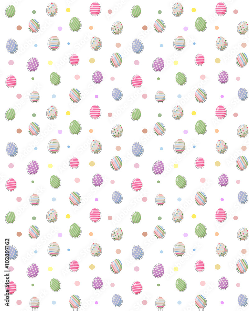 seamless pattern. Easter eggs