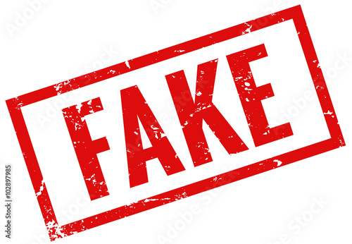 Fake Stempel rot