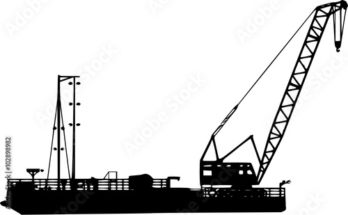 barge crane 