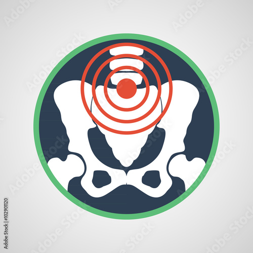 pelvic pain vector