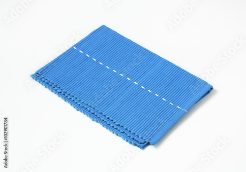 Blue table mat