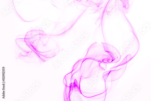purple smoke on white background