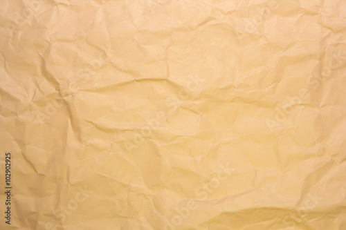 Crumpled recycle paper background and texture