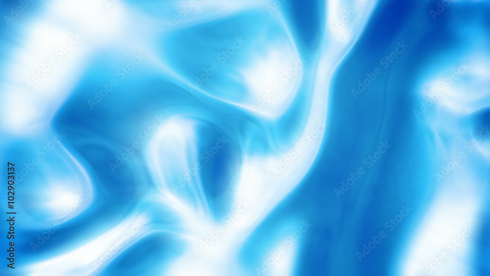 Abstract blue glowing liquid background seamless loop Abstract blue glowing liquid background seamless loop