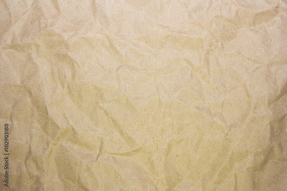 Fototapeta premium Crumpled recycle paper background and texture