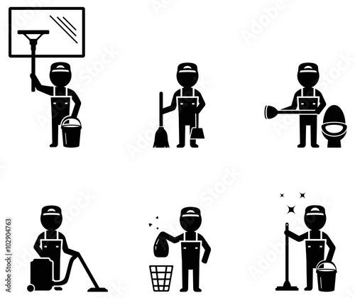 set cleaner worker