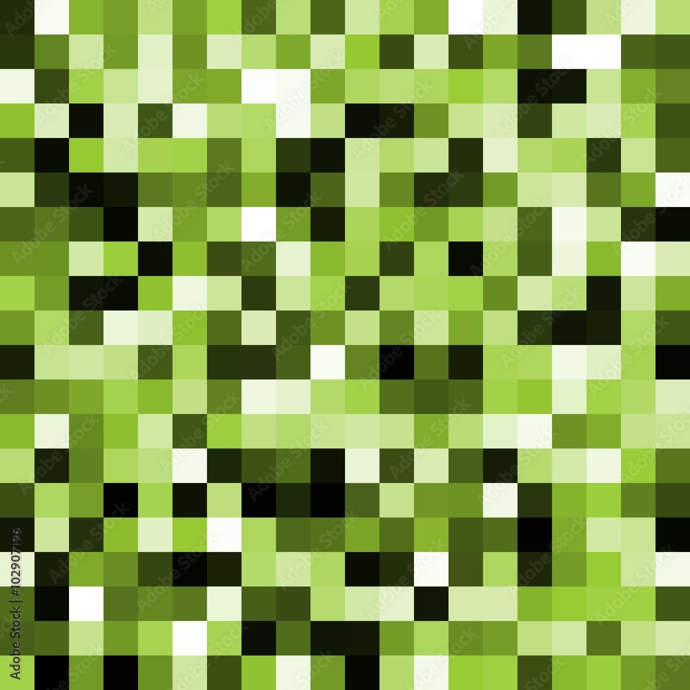 Abstract green pixel background Abstract green pixel background