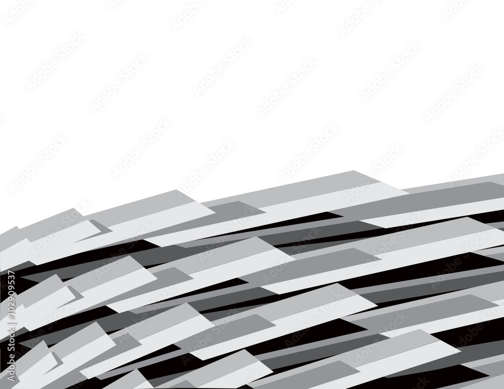 Black and White Abstrakt