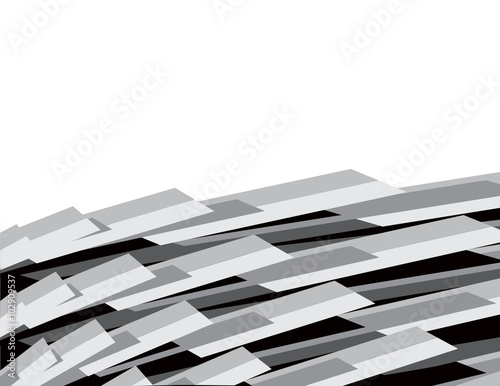Black and White Abstrakt