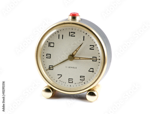Round soviet clock