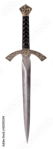 Fotografia, Obraz Short sword dagger old knife
