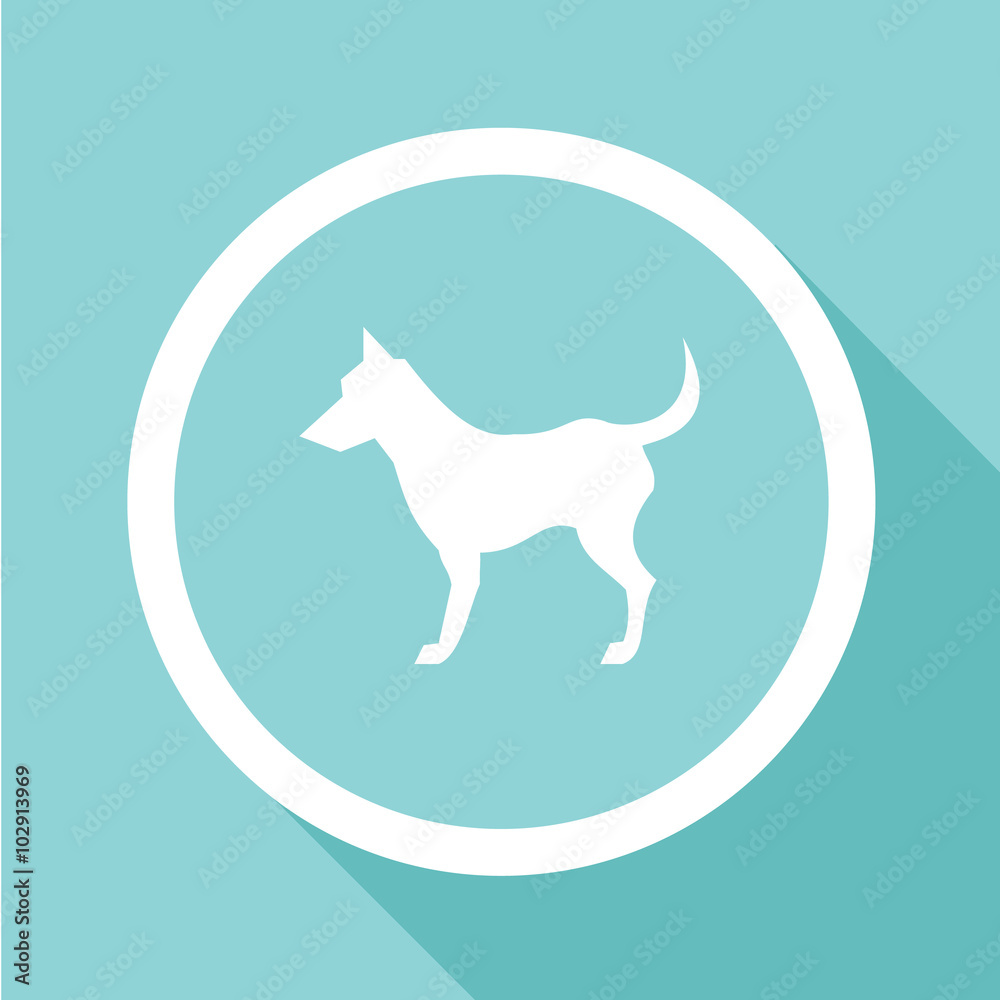 Dog sign Vector EPS10, Great for any use.