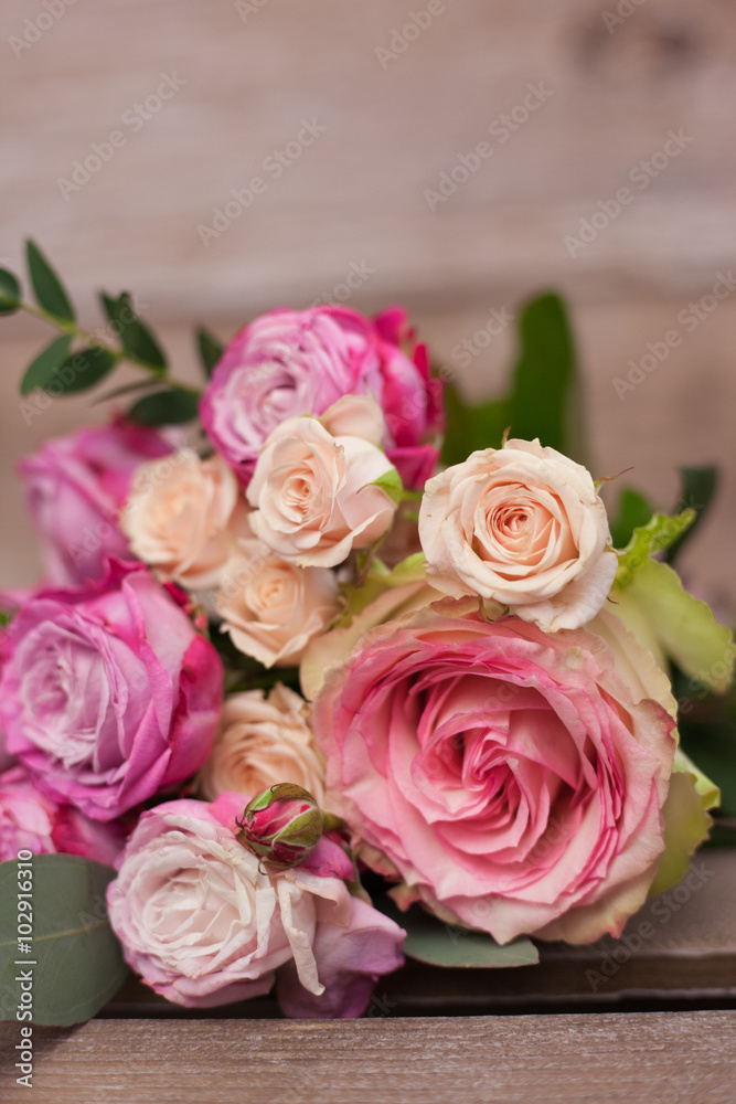 bouquet of roses close-up bouquet of roses close-up