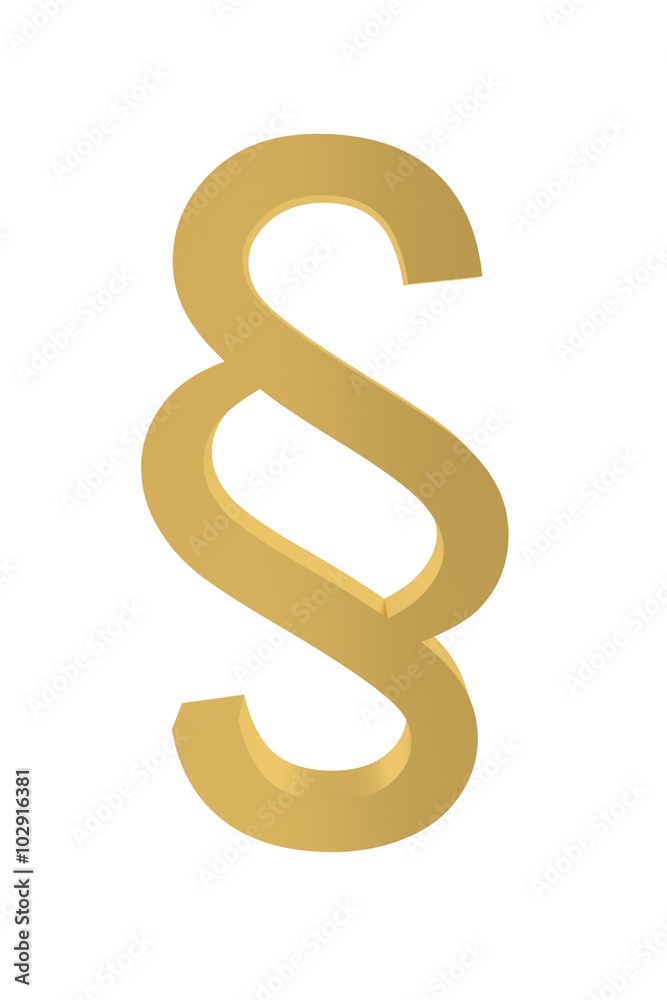 Law: golden section sign, isolated Law: golden section sign, isolated